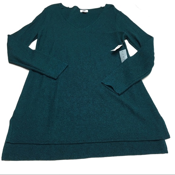 ❌SOLD❌ •NWT Old Navy Teal Tunic Sweater /swtr - Picture 1 of 8